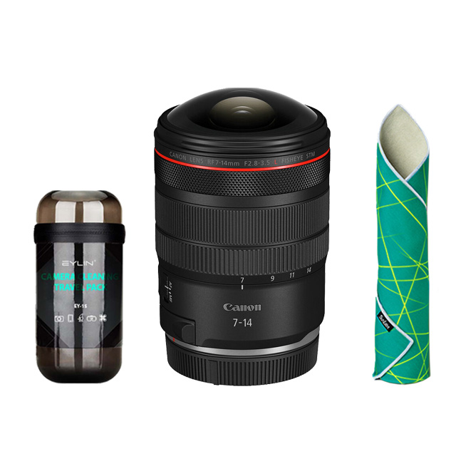 Canon 佳能 RF 7-14mm F2.8-3.5L Fisheye STM 清潔組盒 魚眼變焦鏡頭 (公司貨)