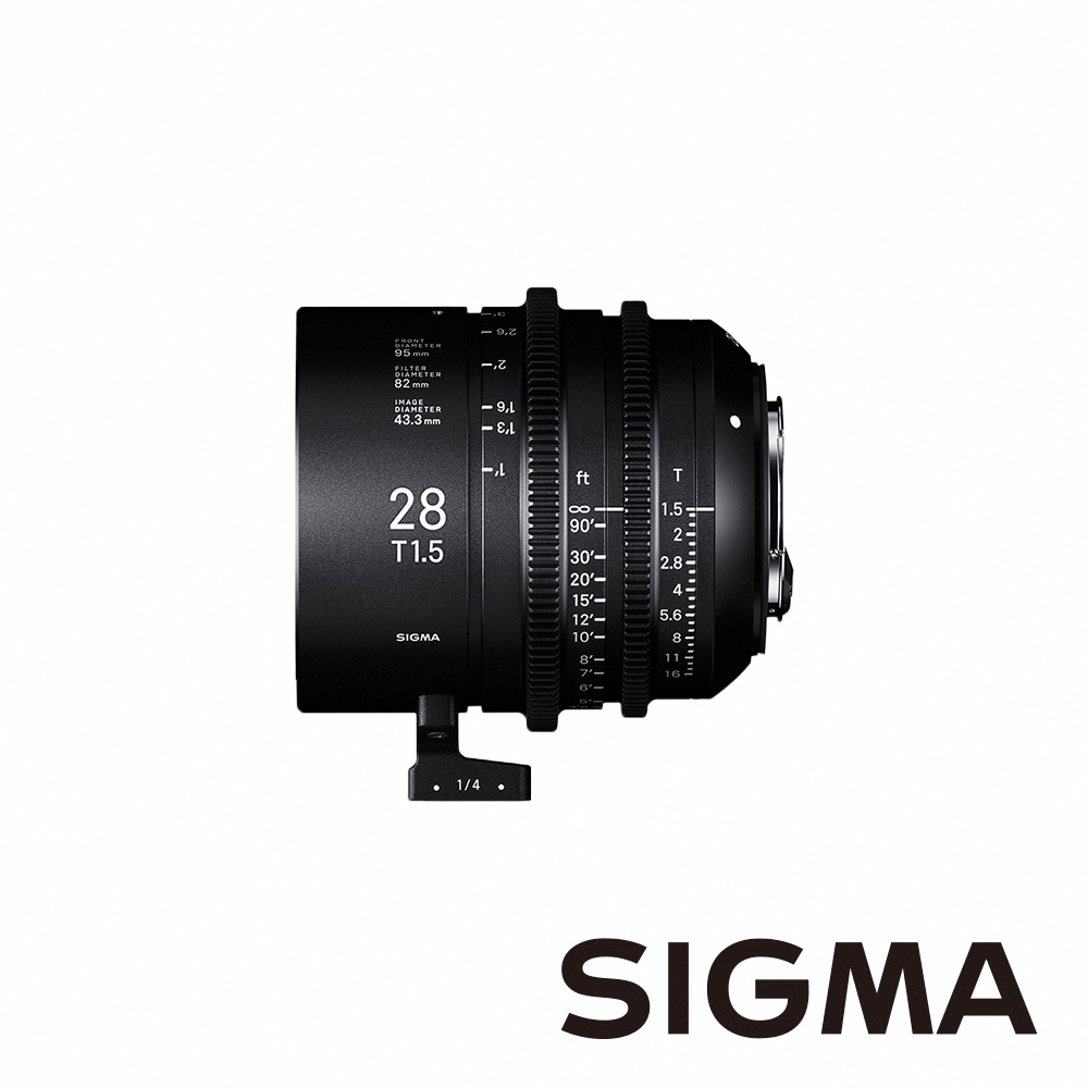 Sigma 適馬 FF High Speed Prime Line 28mm T1.5 全片幅高速定焦系列電影鏡頭 適用 EF mount