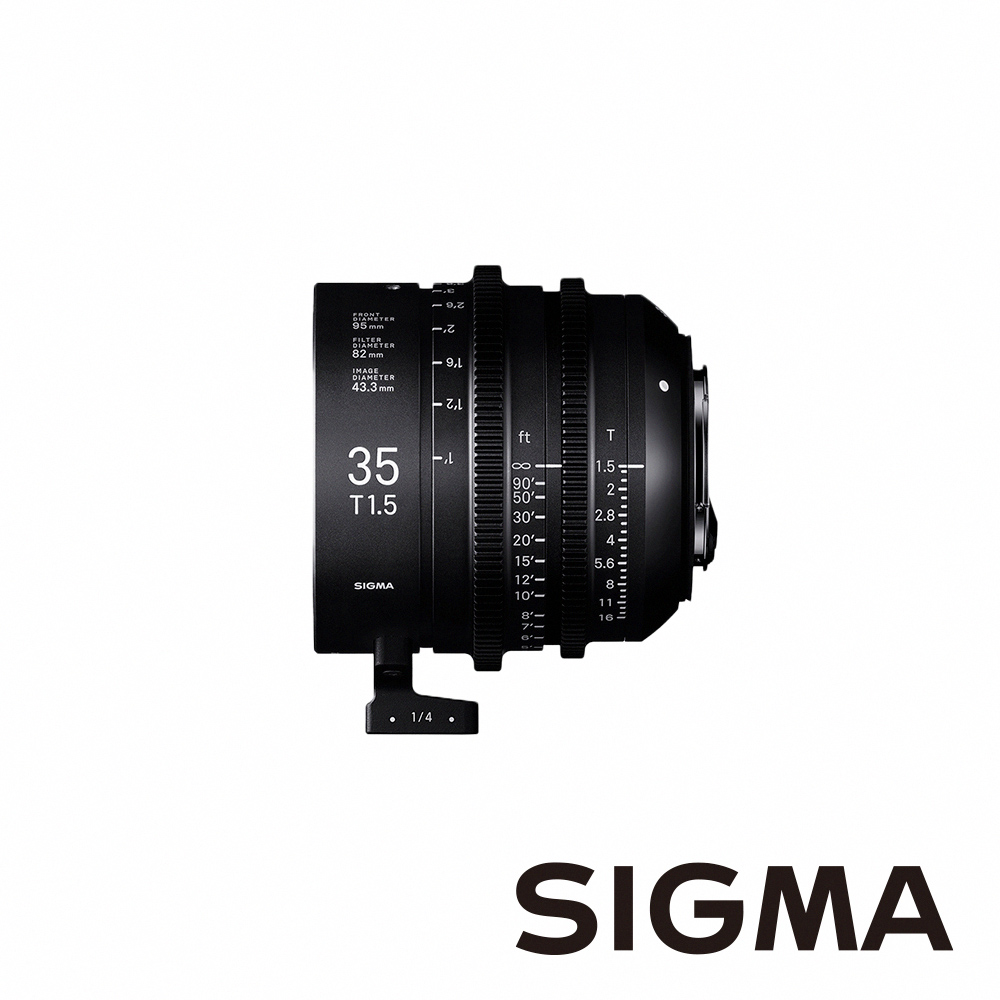 Sigma 適馬 FF High Speed Prime Line 35mm T1.5 全片幅高速定焦系列電影鏡頭 適用 EF mount