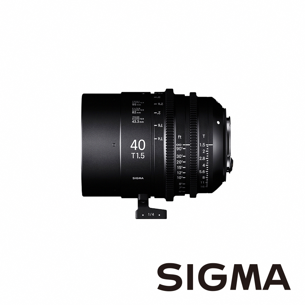 Sigma 適馬 FF High Speed Prime Line 40mm T1.5 全片幅高速定焦系列電影鏡頭 適用 EF mount