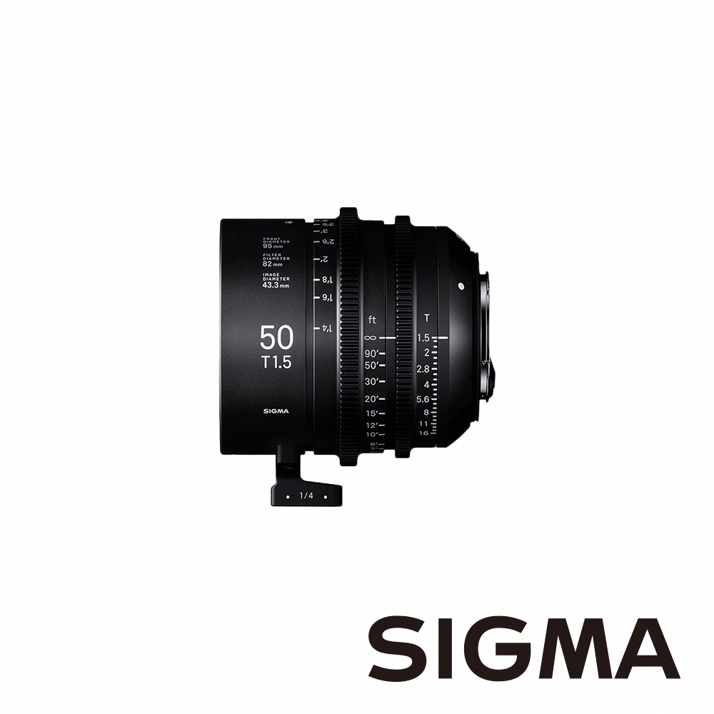Sigma 適馬 FF High Speed Prime Line 50mm T1.5 全片幅高速定焦系列電影鏡頭 適用 E mount