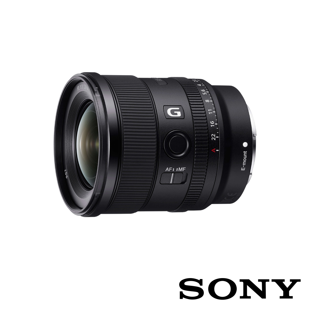 全片幅 FE 20mm F1.8 G 大光圈超廣角定焦鏡頭 SEL20F18G (公司貨 保固24個月)