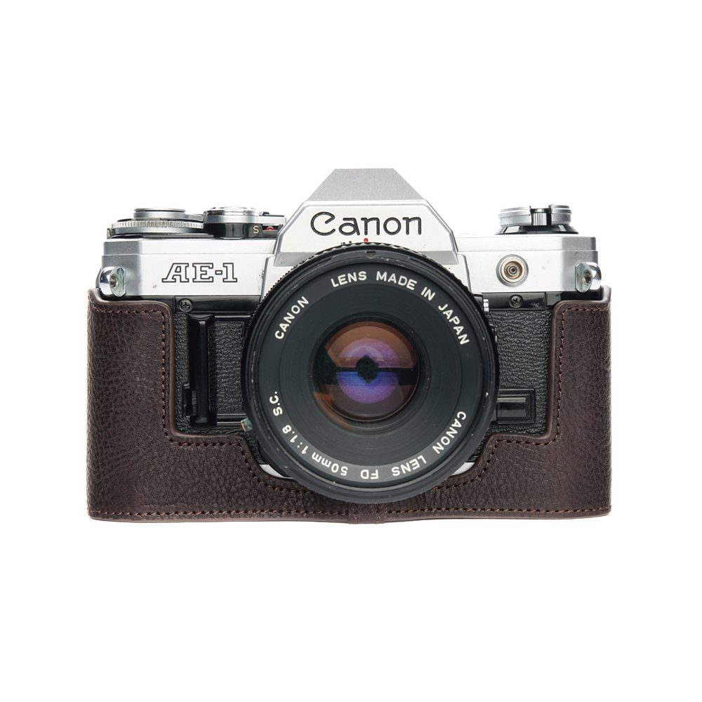 TP original Canon AE1 專用真皮底座