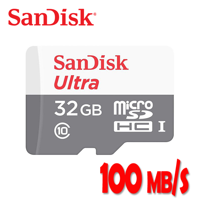 SanDisk 晟碟 Ultra microSDHC UHS-I 32GB 記憶卡 (SDSQUNR)