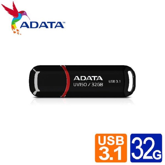 ADATA 威剛 UV150 32GB 行動碟(黑) - 超值5入組