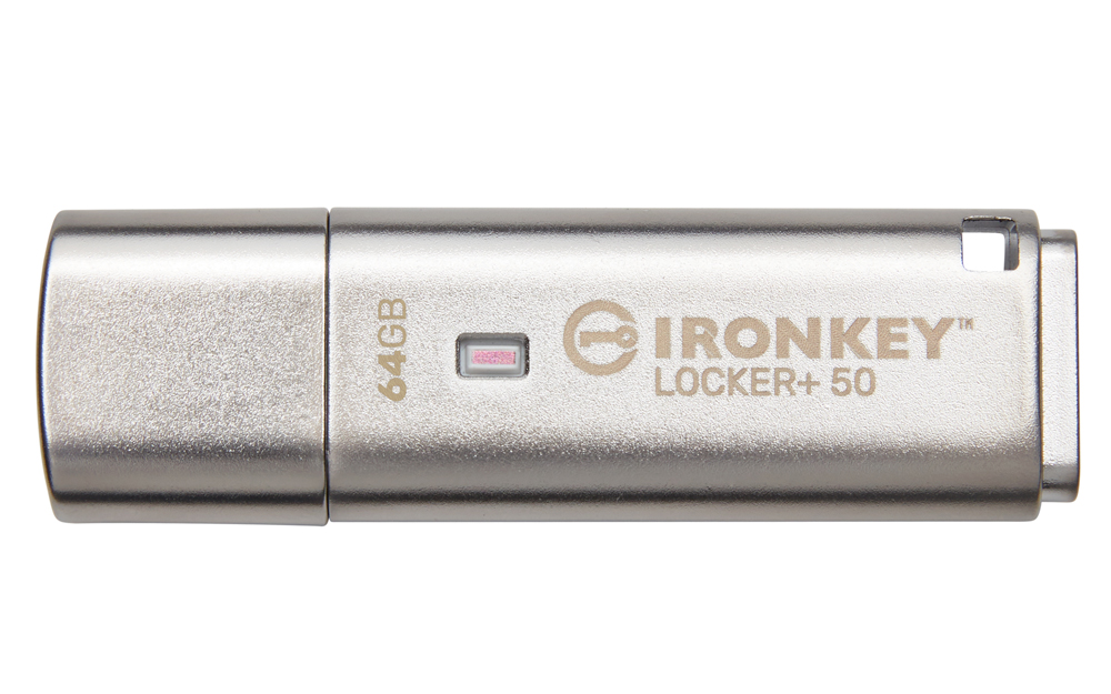 Kingston 金士頓  IronKey Locker+ 50 64GB USB 加密隨身碟 (IKLP50/64GB)