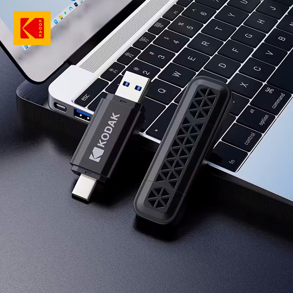 KODAK 柯達 K143D USB-C 3.2 Gen1 OTG 高速雙模式隨身碟 128GB