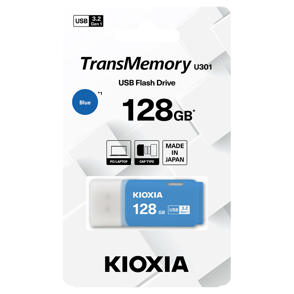 KIOXIA 鎧俠 U301 USB3.2 Gen1 128GB 隨身碟(LU301A128GG4)
