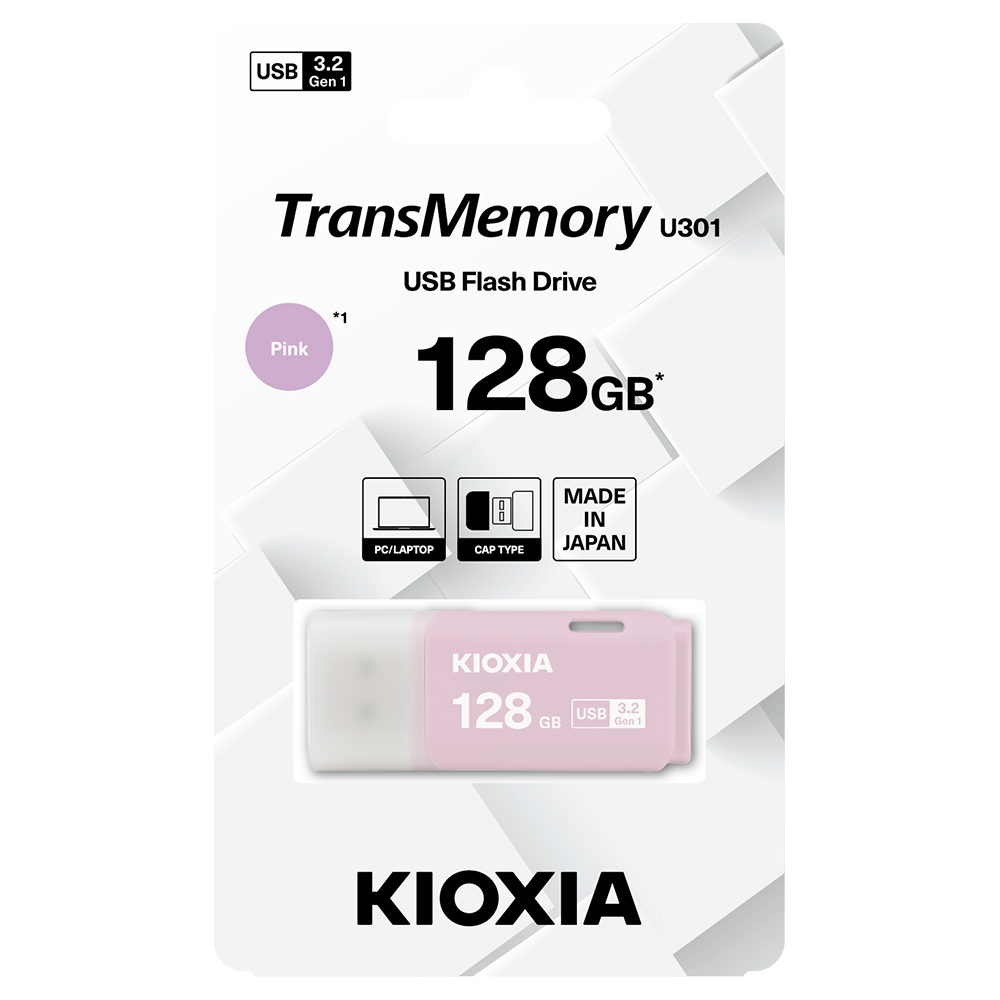 KIOXIA 鎧俠 U301 USB3.2 Gen1 128GB 隨身碟(LU301B128GG4)