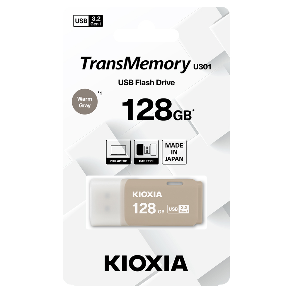 KIOXIA 鎧俠 U301 USB3.2 Gen1 128GB 隨身碟(LU301C128GG4)