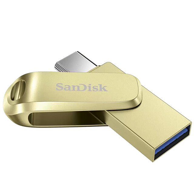 SanDisk 晟碟 512GB 512G 金 Ultra Luxe TYPE-C【SDDDC4-512G】OTG USB 3.2 雙用隨身碟