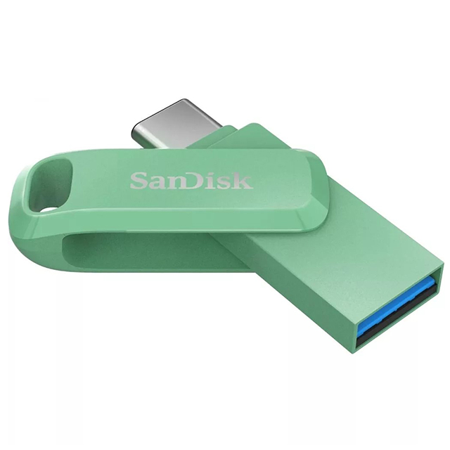 SanDisk 晟碟 128GB 綠 Ultra GO TYPE-C【SDDDC3-128G】OTG USB 3.2 雙用隨身碟