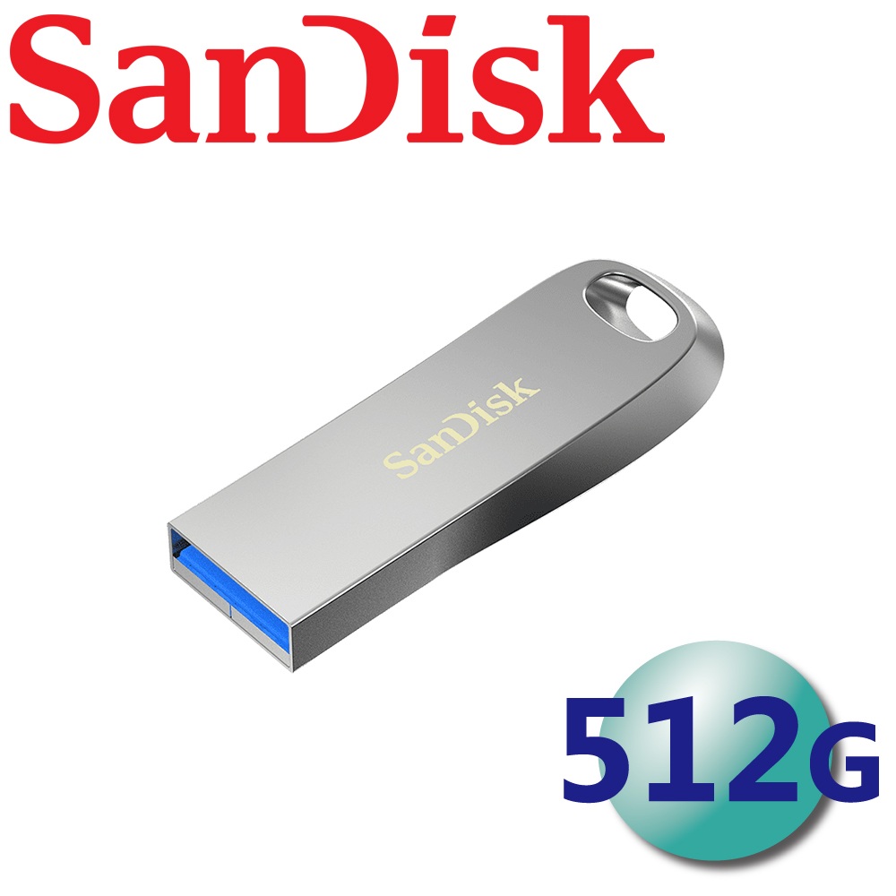 SanDisk 晟碟 512GB CZ74 Ultra Luxe USB3.2 隨身碟