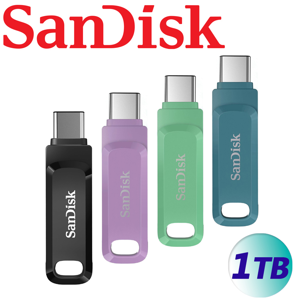 SanDisk 晟碟 1TB Ultra Dual Drive Go USB Type-C OTG 雙用隨身碟