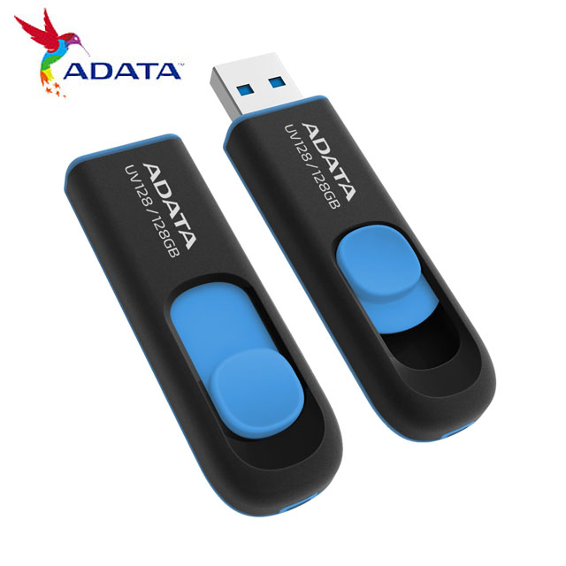 ADATA 威剛 UV128 64GB 隨身碟(藍) [5入組]