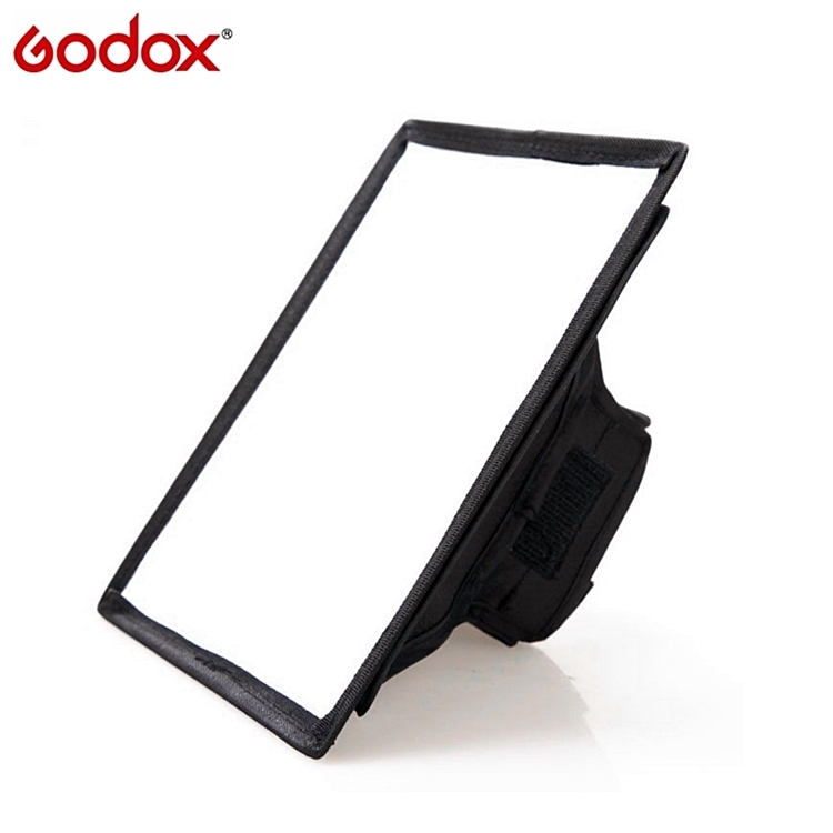 Godox 神牛 SB1520機頂閃光燈柔光罩(中;15 x 20cm)外閃燈柔光盒跳燈通用型柔光罩魔鬼粘束口設計