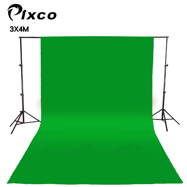 Pixco 拍攝寶優質TC棉背景布3X4M-綠色