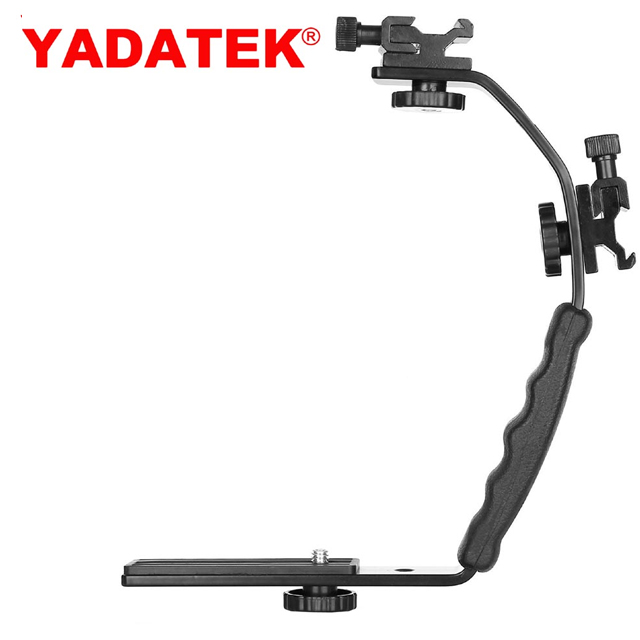 YADATEK 閃燈雙熱靴托架