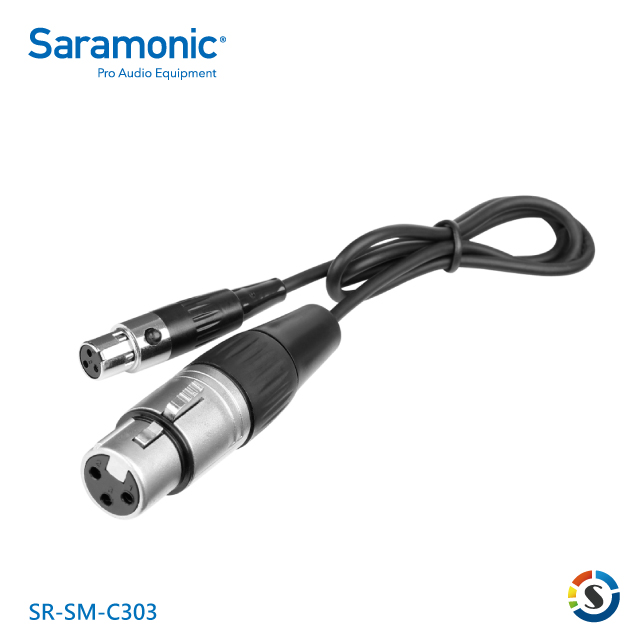 Saramonic 楓笛 XLR轉Mini XLR音源轉接線SR-SM-C303