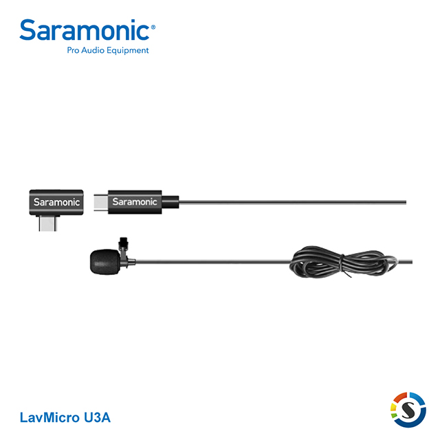 Saramonic 楓笛 Type-C全向型領夾麥克風LavMicro U3A