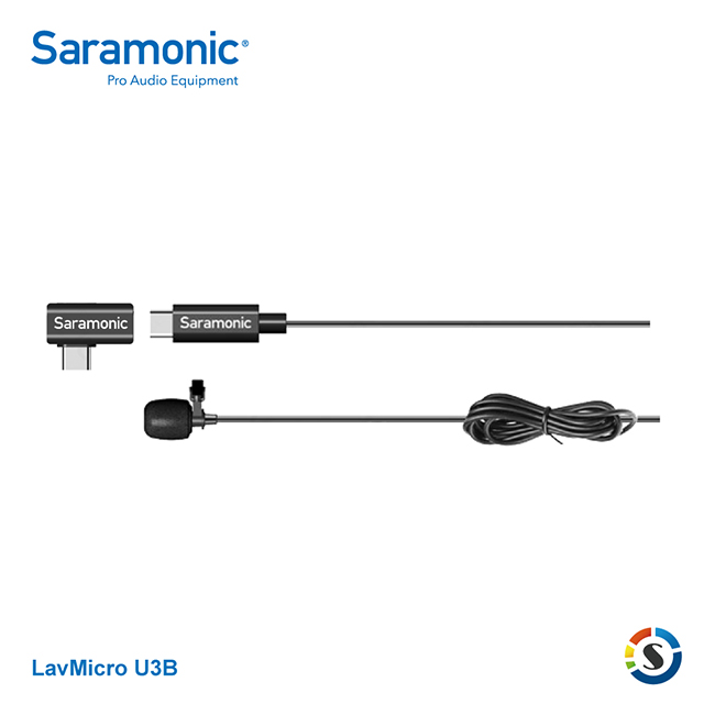 Saramonic 楓笛 Type-C全向型領夾麥克風LavMicro U3B