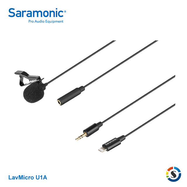 Saramonic 楓笛 全向型領夾麥克風(Lightning)LavMicro U1A