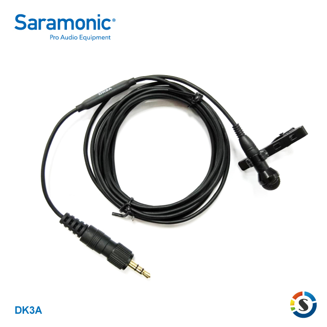 Saramonic 楓笛 全向型領夾式麥克風DK3A (3.5mm TRS)