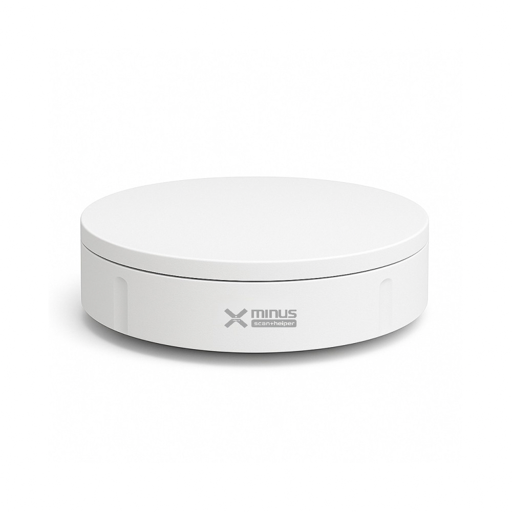 【REVOPOINT適用】XMinus 30Cm White 遙控電動多工轉台/轉盤【拍攝、直播、展示、掃描】