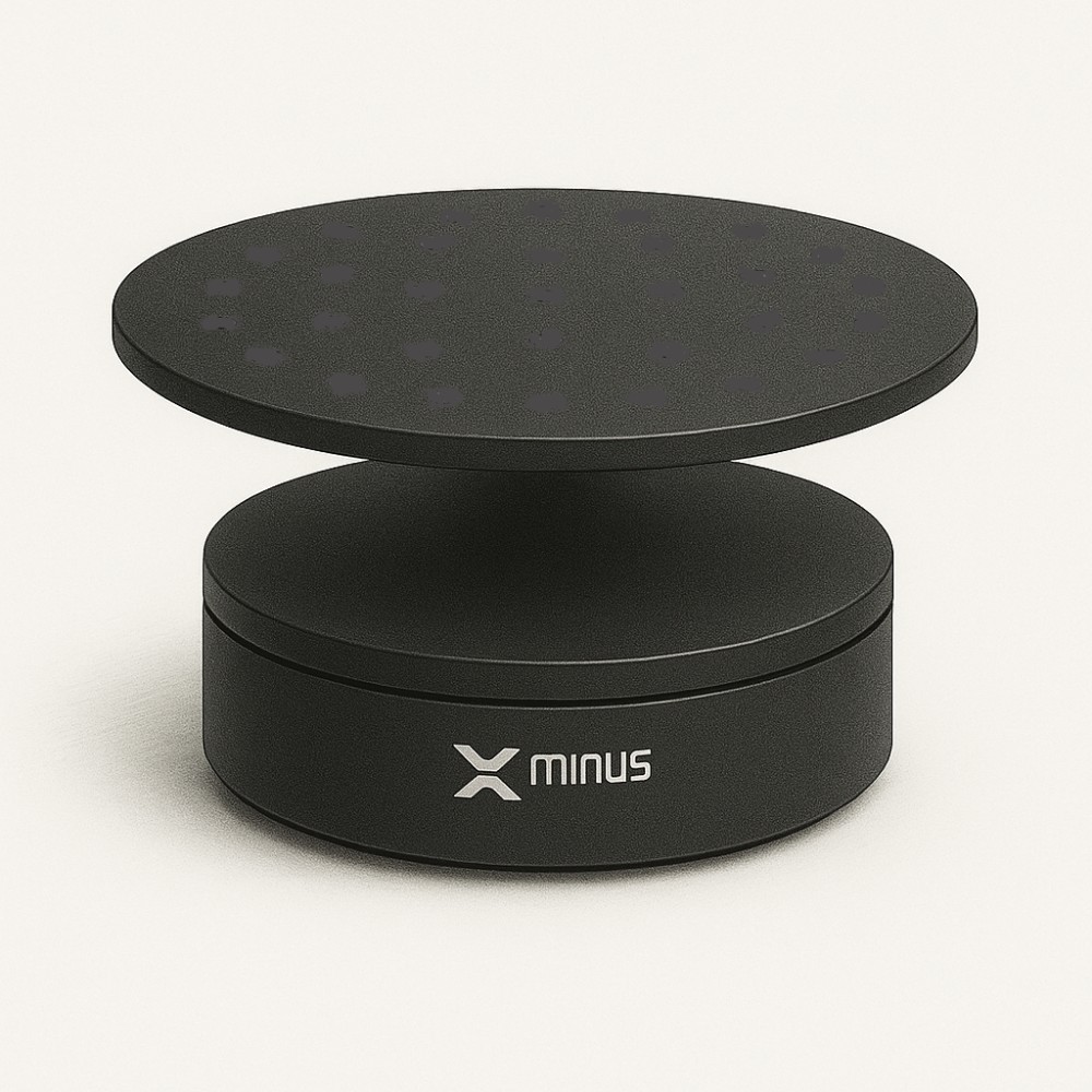 【REVOPOINT適用】XMinus 13 +22 Cm 黑色_二合一電動轉台/轉盤【掃描、拍攝、直播、展示】