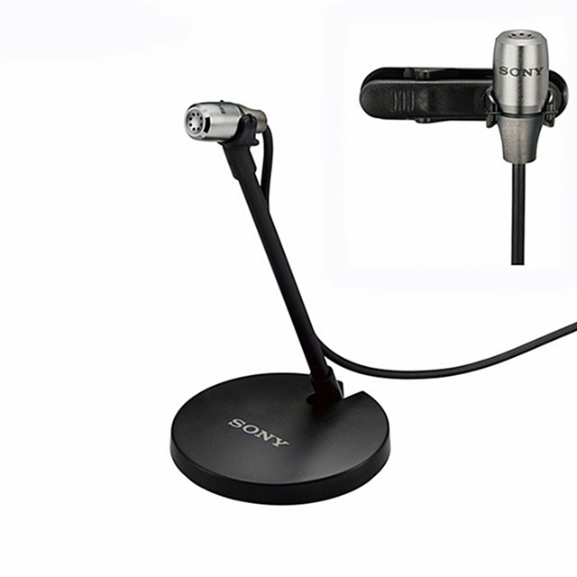 Sony領夾式/底座式 兩用高音質小型PC用麥克風ECM-PC60