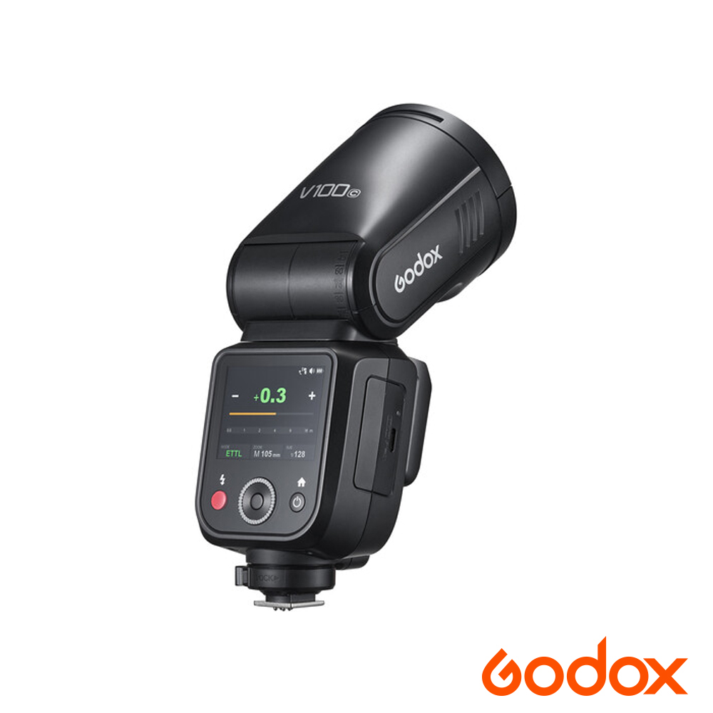Godox 神牛 V100 鋰電彩色觸控螢幕機頂閃光燈 公司貨（其他規格）
