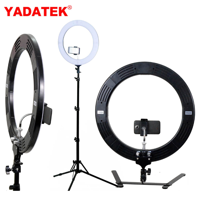 YADATEK YR-800IIB二代LED環形攝影燈黑色