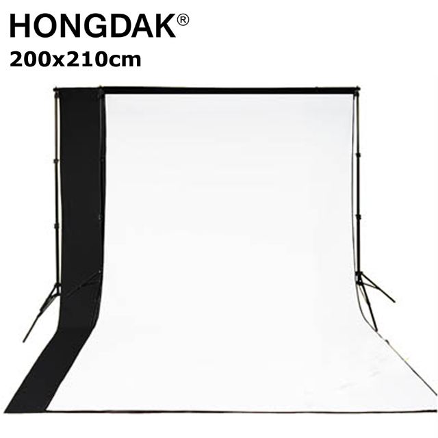 HONGDAK 2X2米背景架送黑白背景布