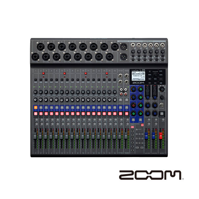 Zoom Livetrak L-20 數位混音機 錄音介面