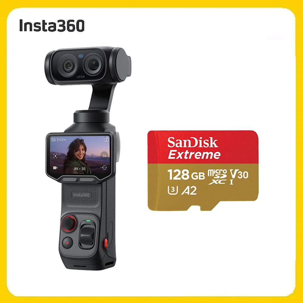 Insta360 Luna Ultra 標準套裝 星曜黑+SanDisk 128G (先創公司貨)