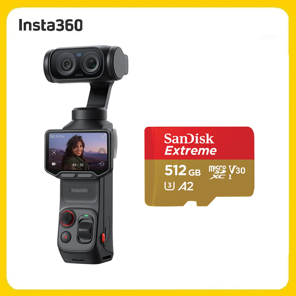 Insta360 Luna Ultra 標準套裝 星曜黑+SanDisk 512G (先創公司貨)