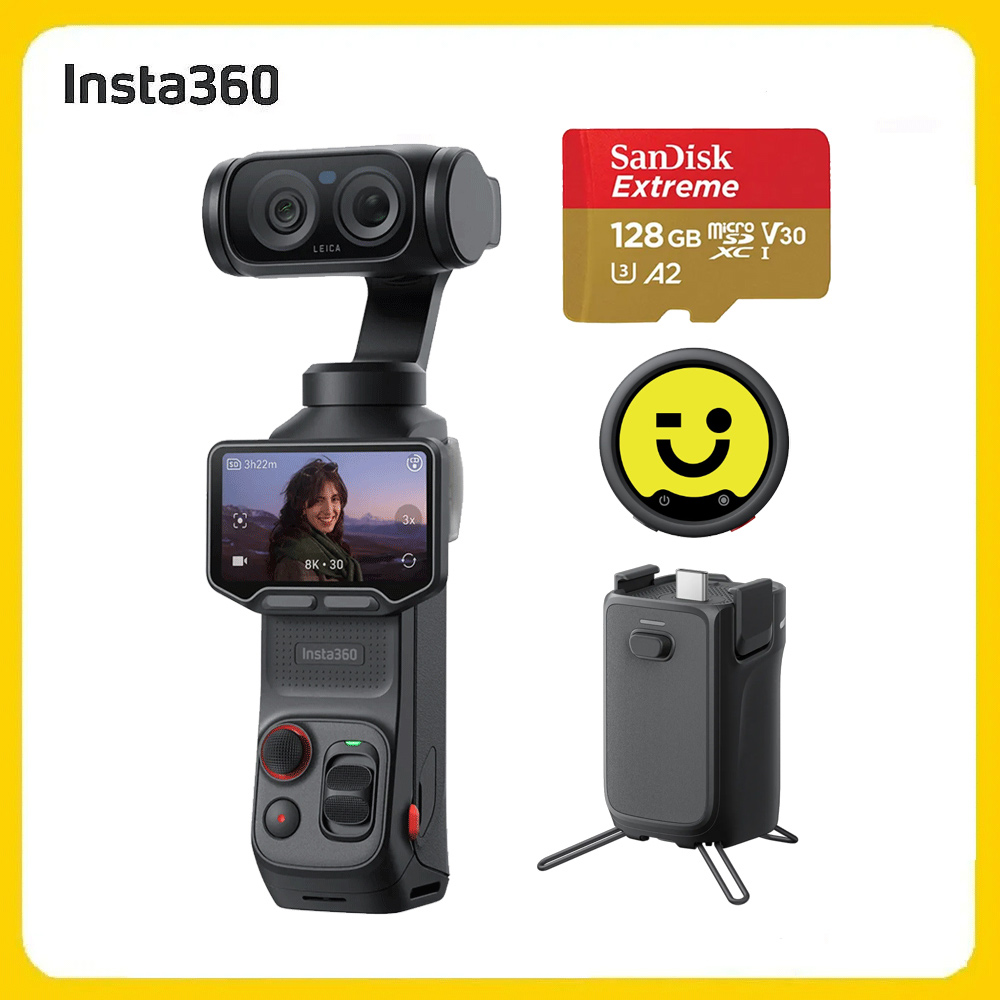 Insta360 Luna Ultra 創作者套裝 星曜黑+SanDisk 128G (先創公司貨)