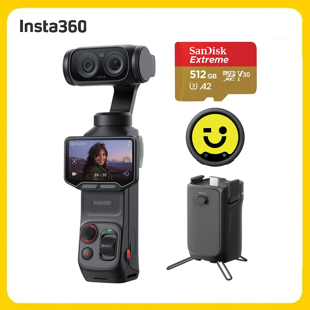 Insta360 Luna Ultra 創作者套裝 星曜黑+SanDisk 512G (先創公司貨)