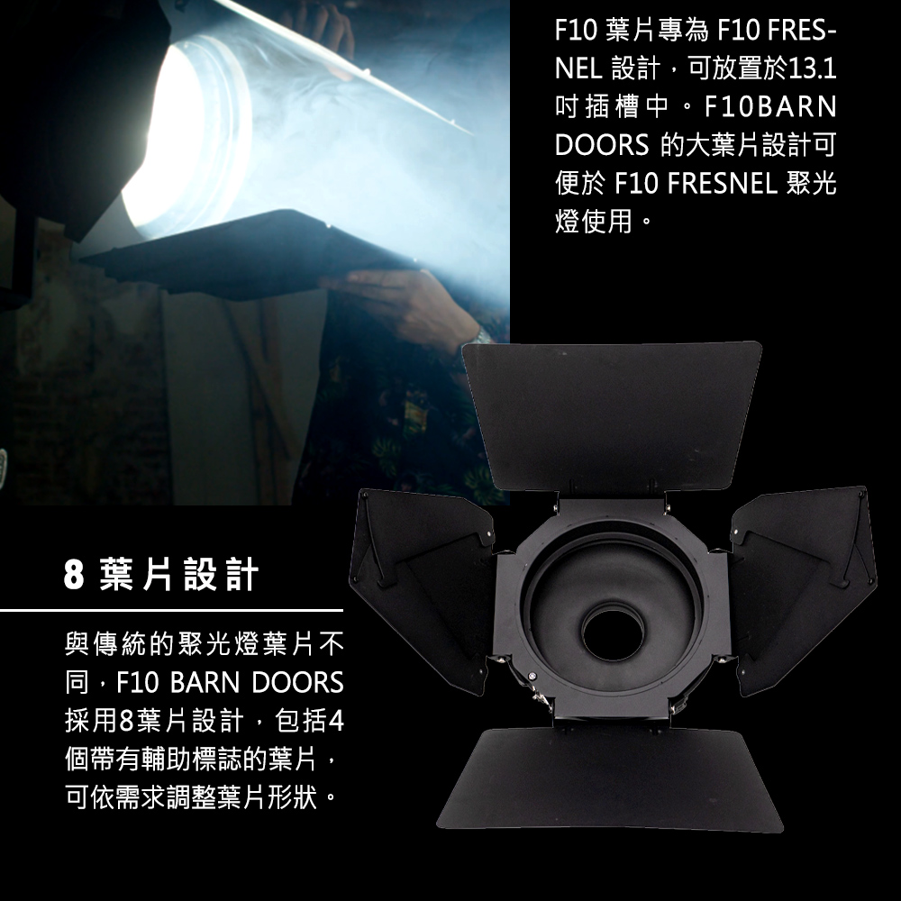 Aputure 愛圖仕F10 Barn Doors 8葉片控光套件-保榮卡口- PChome Aputure 愛圖仕F10 Barn Doors 8葉片控光套件-保榮卡口- PChome