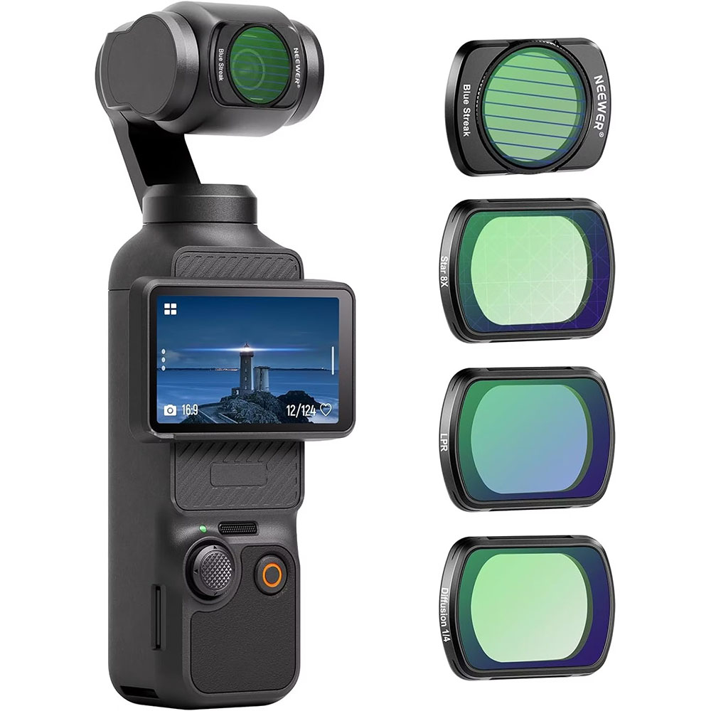 NEEWER 紐爾 DJI OSMO Pocket 3 磁吸特效濾鏡套組