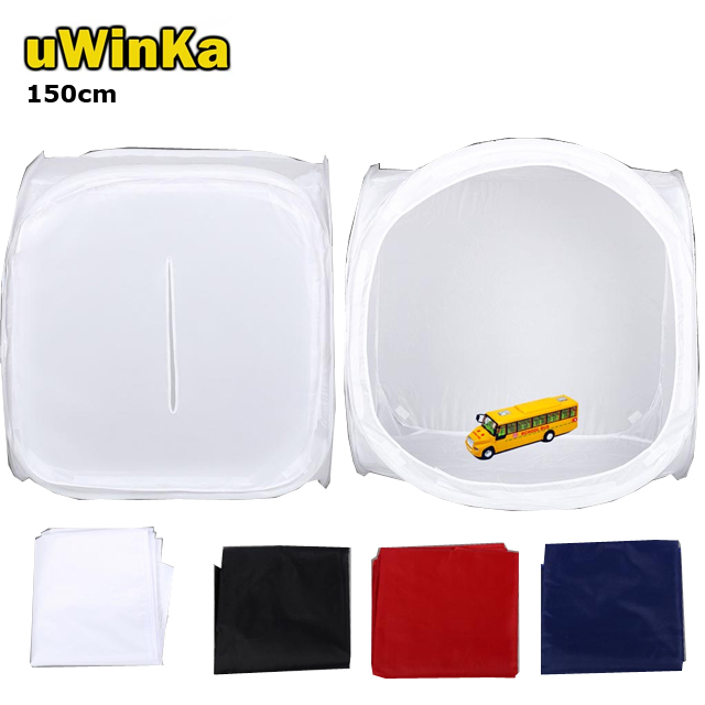 uWinka 柔光攝影圓棚-150cm柔光攝影棚控光攝影棚圓棚白棚靜物攝影棚快速折收商品拍攝棚