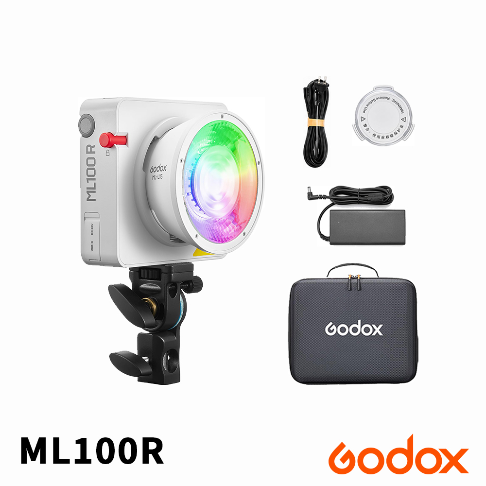Godox 神牛 ML100R 便攜全彩 LED 點光源攝影燈 標配版 公司貨