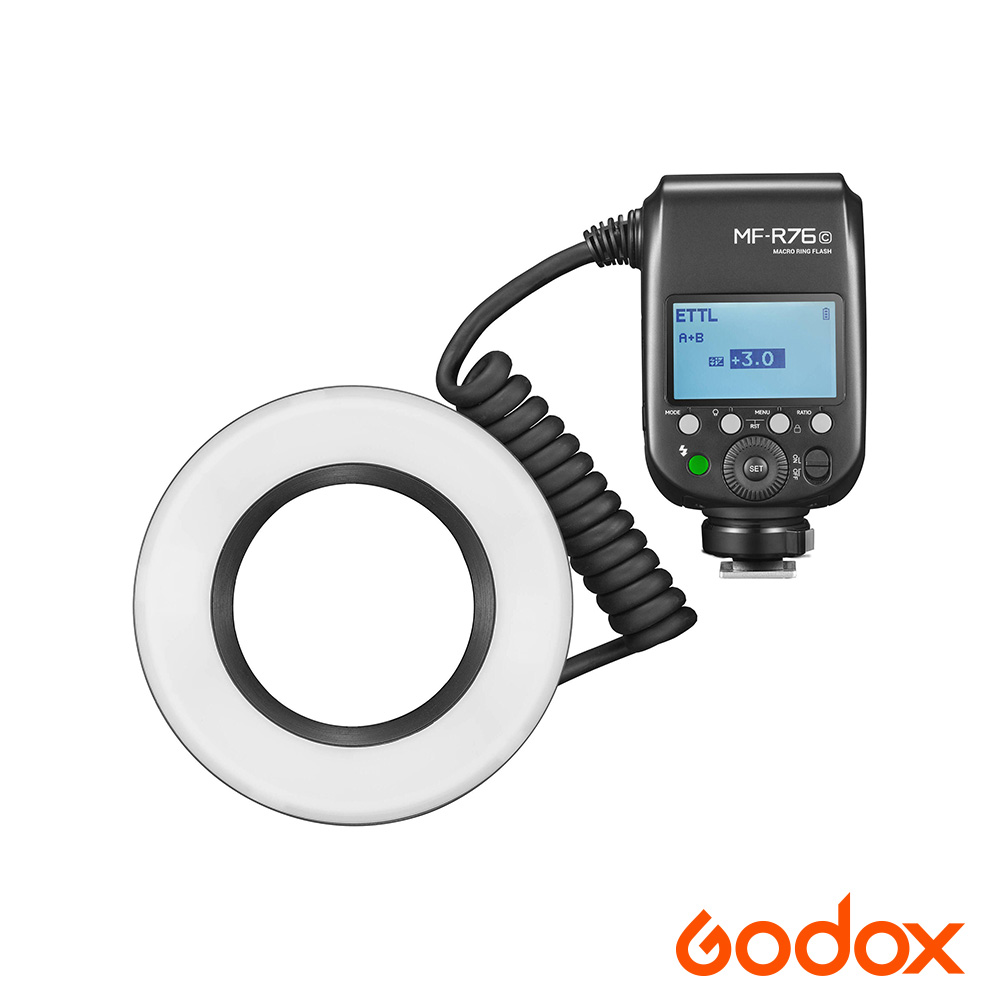 Godox 神牛 MF-R76 TTL微距環型閃光燈 公司貨