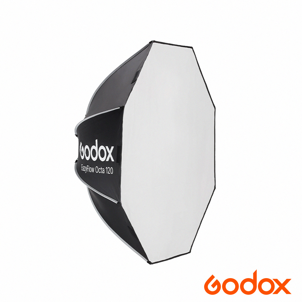 Godox 神牛 EazyFlow Octa 120 快裝摺疊八角柔光箱 120cm (保榮卡口) 公司貨