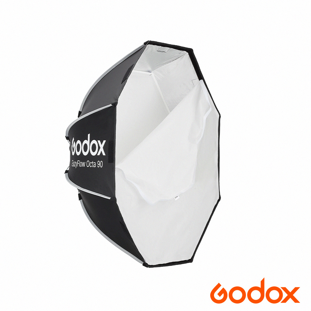 Godox 神牛 EazyFlow Octa 90 快裝摺疊八角柔光箱 90cm (保榮卡口) 公司貨（其他規格）