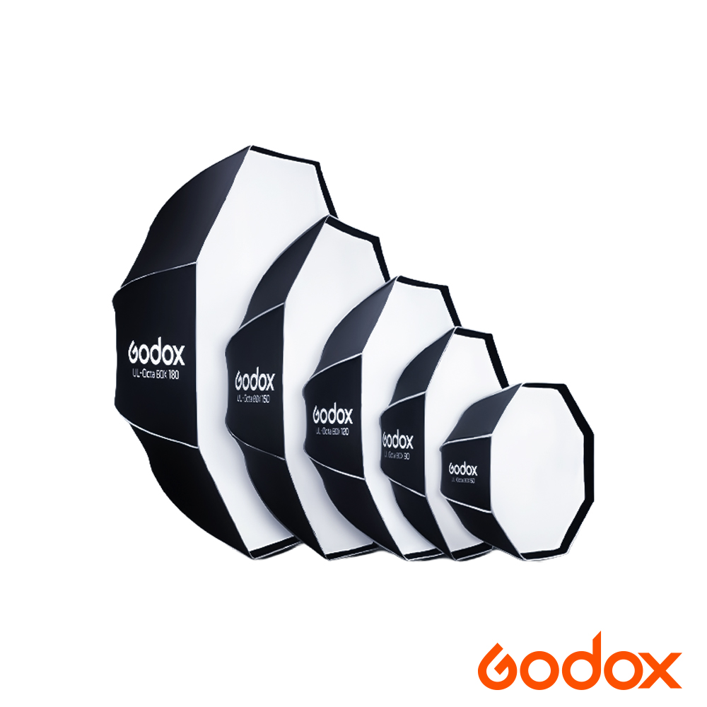 Godox 神牛 UL-BOX-Octa-150 傘式八角快收柔光罩 含網格、導光碟 公司貨