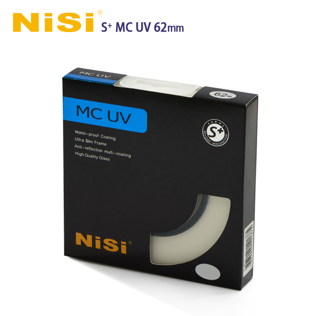 NiSi 耐司 S+MCUV 62mm Ultra Slim PRO 超薄雙面多層鍍膜UV鏡