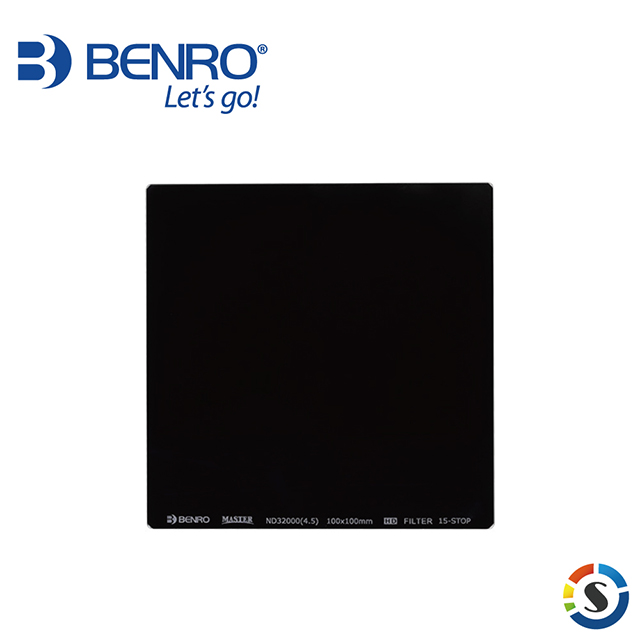 BENRO 百諾 方形減光鏡MASTER ND32000(4.5) 100x100mm
