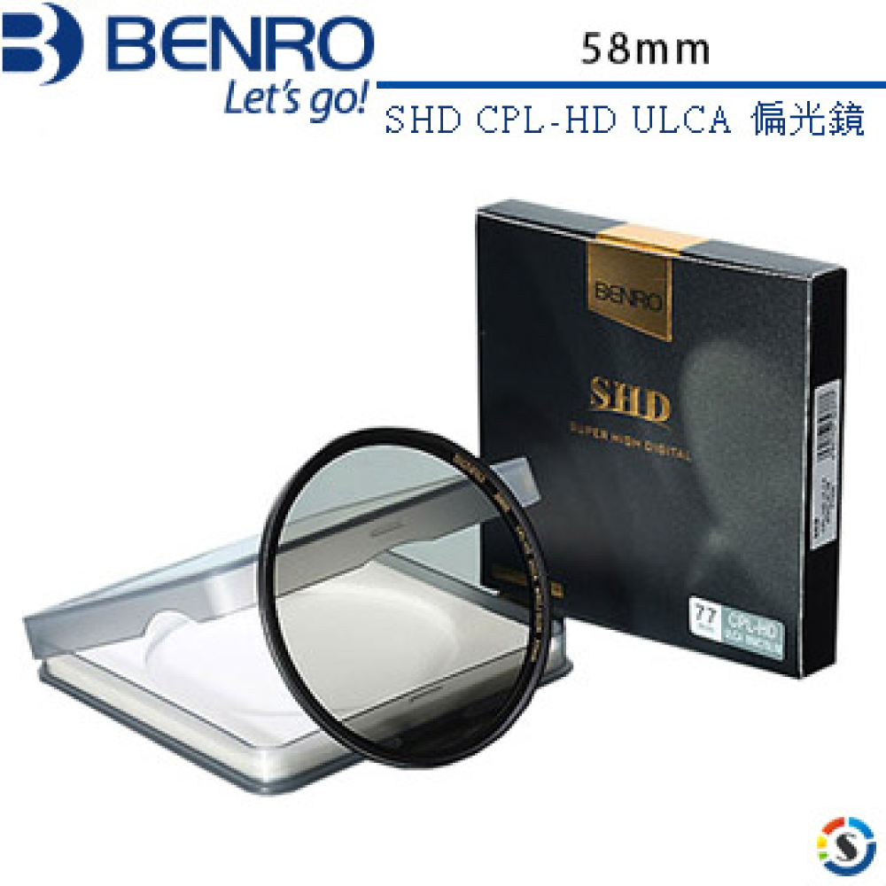 BENRO 百諾 SHD CPL-HD ULCA WMC/SLIM 偏光鏡 58mm