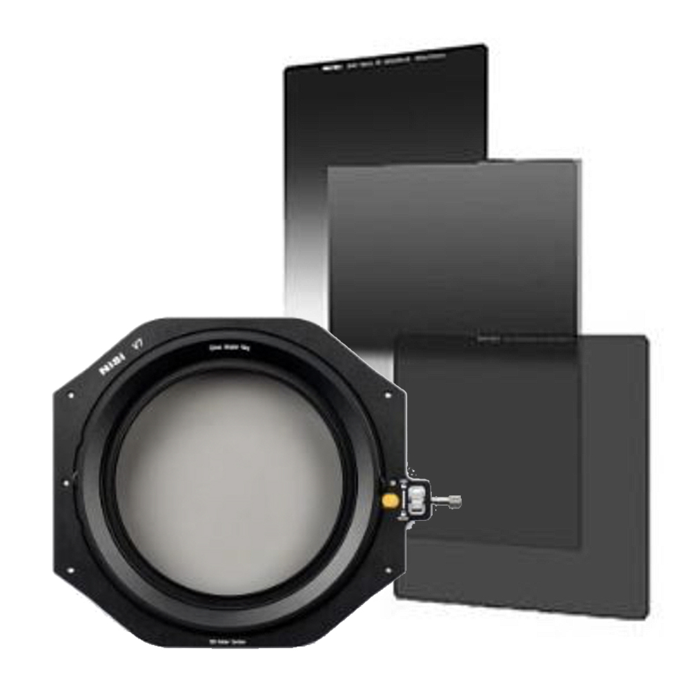 NiSi 耐司 V7 支架組+GND8 軟式 漸層鏡+GND8 反向 漸層鏡+ND64 減光鏡 大師組(公司貨)